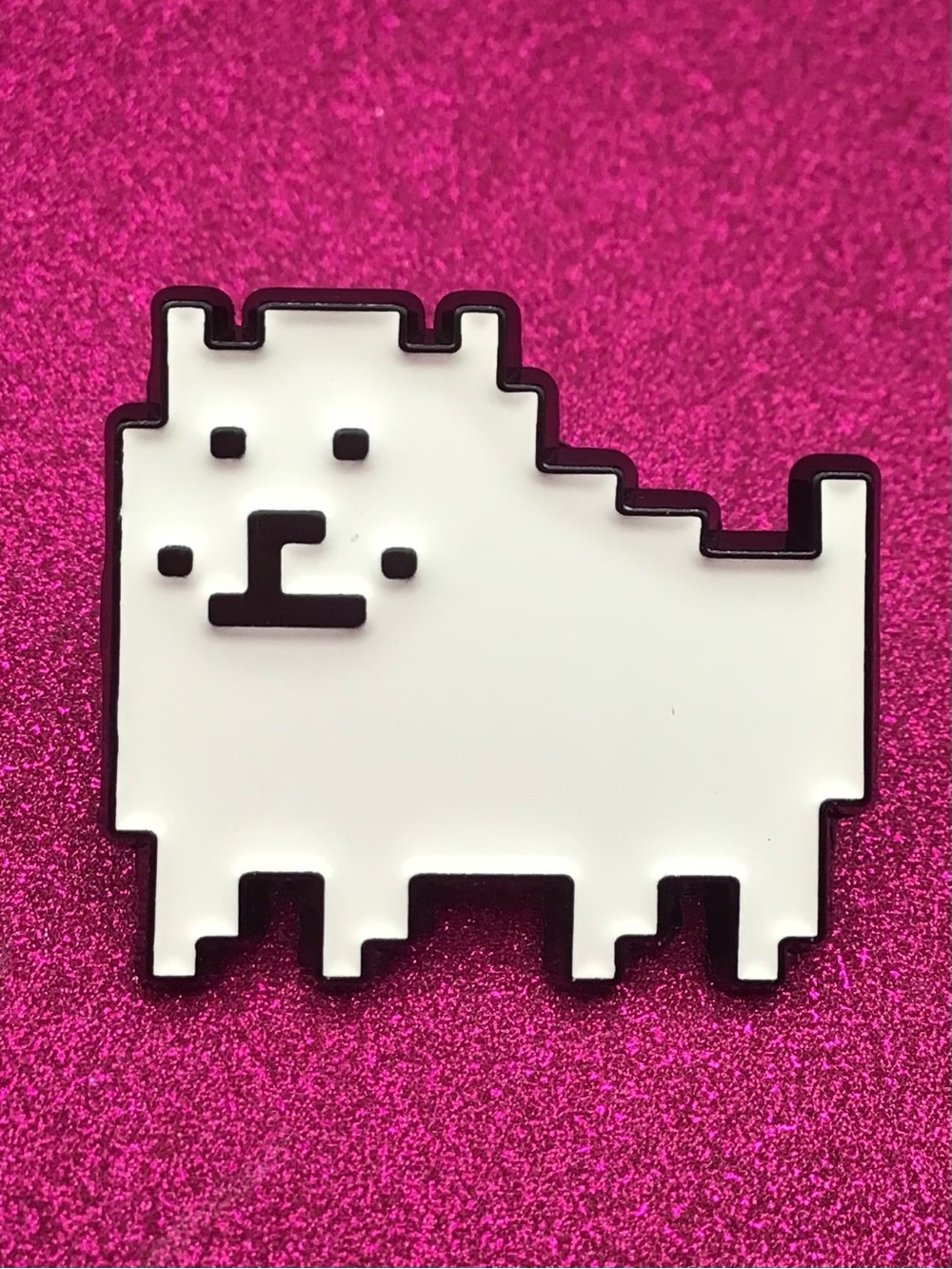 Pixel Dog Enamel Pin